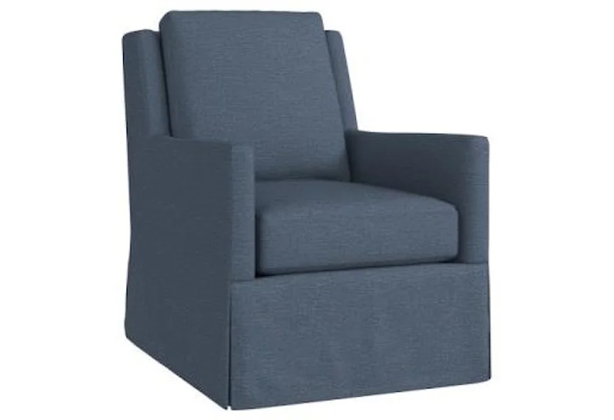 Cole Swivel Chair by Bassett at Esprit Decor Home Furnishings